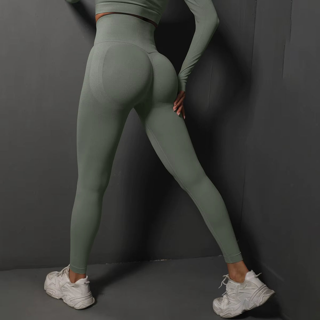 High Waist Yoga Leggings Women Seamless Push up Sport Leggings Fitness Running Hip Lift Yoga Pants Highly Elastic Gym Leggings