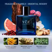 TMG Signature Eau De Parfum for Men — 1.6 oz | Long-Lasting Oriental Woody Scent